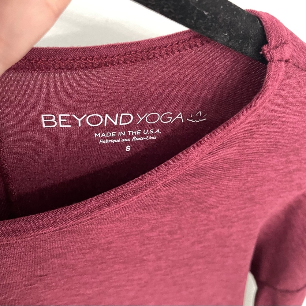 Beyond Yoga Spacedye Featherweight Long Sleeve Tie Back Pullover Size Small  15 - Picture 3 of 7